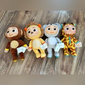 Adorable Animal-Themed Cocomelon Plush Toy Set